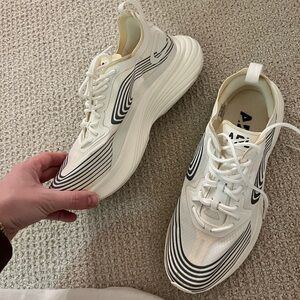 APL Women's White and Black Sneakers